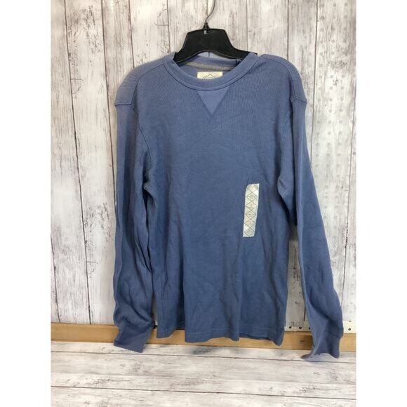 tropical y2k boho indie St John Bay Men Classic T-Shirt Size Small Blue - Picture 1 of 4